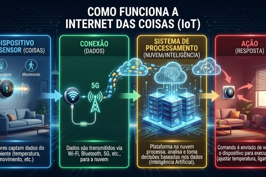 Como funciona a Internet das Coisas