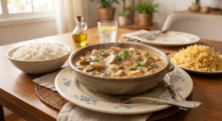 Strogonoff de frango