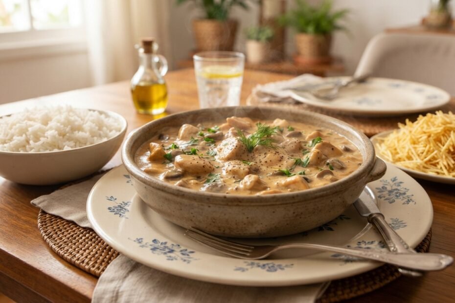 Strogonoff de frango