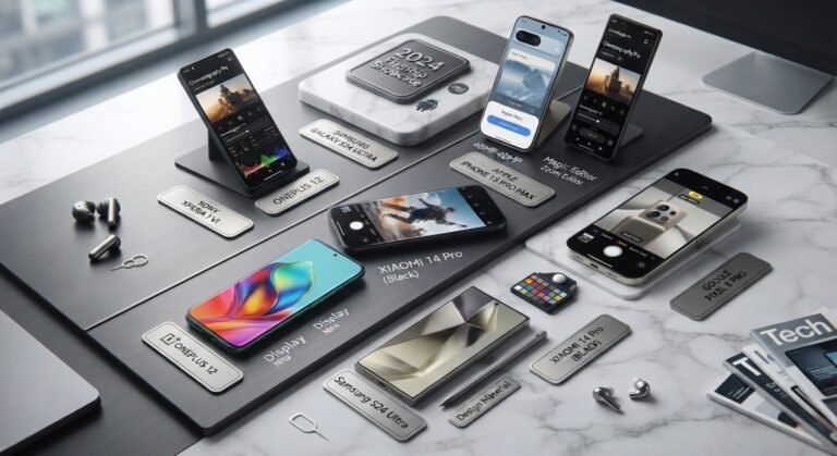 Dois ou mais celulares lado a lado mostrando diferenças de câmeras, telas e design.