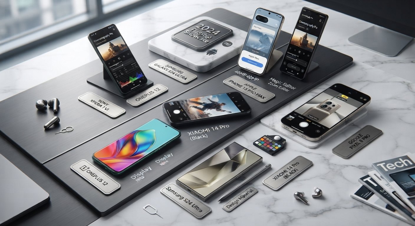 Dois ou mais celulares lado a lado mostrando diferenças de câmeras, telas e design.